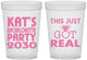 Custom Bachelorette 16 oz Translucent Cups - This Just Got Real | 60013