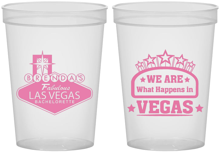 Custom Bachelorette 16 oz Translucent Cups - Las Vegas | 60016