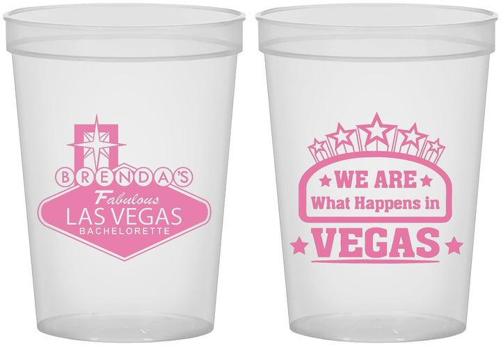 Custom Bachelorette 16 oz Translucent Cups - Las Vegas | 60016