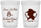 Custom Bachelorette 16 oz Translucent Cups - Last Rodeo | 60022