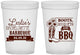 Custom Bachelorette 16 oz Translucent Cups - Boots Bouquets Bbq | 60035
