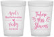 Custom Bachelorette 16 oz Translucent Cups - Future Mrs | 60037