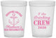Custom Bachelorette 16 oz Translucent Cups - I Do Drinking Team | 60038