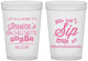 Custom Bachelorette 16 oz Translucent Cups - Cant Sip With Us | 60050