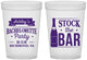 Custom Bachelorette 16 oz Translucent Cups - Stock The Bar | 60053
