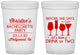 Custom Bachelorette 16 oz Translucent Cups - Before She Says I Do | 60064
