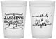 Custom Bachelorette 16 oz Translucent Cups - Cocktails And Lights | 60065
