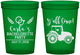 Custom Bachelorette 16 oz Translucent Cups - Tractor Farm | 60070