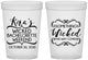 Custom Bachelorette 16 oz Translucent Cups - Something Wicked | 60076