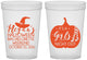 Custom Bachelorette 16 oz Translucent Cups - Halloween Girls Night Out | 60077
