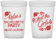 Custom Bachelorette 16 oz Translucent Cups - Just The Girls | 60089
