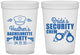 Custom Bachelorette 16 oz Translucent Cups - Police Security Crew | 60091