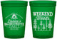 Custom Bachelorette 16 oz Translucent Cups - Camping | 60094