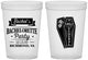 Custom Bachelorette 16 oz Translucent Cups - Rip Single Life | 60096