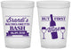 Custom Bachelorette 16 oz Translucent Cups - Wine | 60099