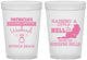 Custom Bachelorette 16 oz Translucent Cups - Raising A Little Hell | 60104