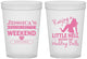 Custom Bachelorette 16 oz Translucent Cups - Raising A Little Hell | 60105