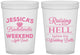Custom Bachelorette 16 oz Translucent Cups - Raising A Little Hell | 60107