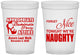 Custom Bachelorette 16 oz Translucent Cups - Nice Tonight Naughty | 60112
