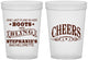 Custom Bachelorette 16 oz Translucent Cups - Boots And Bling | 60118