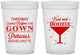 Custom Bachelorette 16 oz Translucent Cups - Bad And Boozie | 60121