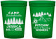Custom Bachelorette 16 oz Translucent Cups - Camping | 60125