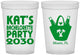 Custom Bachelorette 16 oz Translucent Cups - Beach | 60126