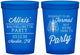 Custom Bachelorette 16 oz Translucent Cups - Formal Party | 60145