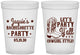 Custom Bachelorette 16 oz Translucent Cups - Cowgirl Boots | 60163