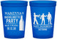 Custom Bachelorette 16 oz Translucent Cups - Zombie | 60173