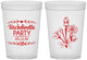 Custom Bachelorette 16 oz Translucent Cups - Flowers | 60174