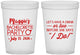 Custom Bachelorette 16 oz Translucent Cups - Before She Says I Do | 60179