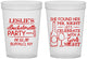 Custom Bachelorette 16 oz Translucent Cups - Mr Right Girls Night | 60180