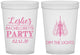 Custom Bachelorette 16 oz Translucent Cups - Lights | 60188