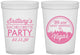 Custom Bachelorette 16 oz Translucent Cups - Las Vegas | 60190