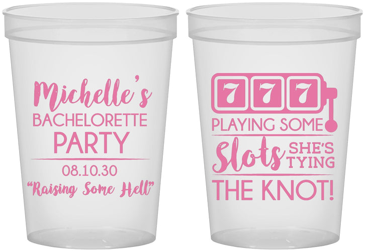 Custom Bachelorette 16 oz Translucent Cups - Las Vegas | 60195