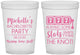 Custom Bachelorette 16 oz Translucent Cups - Las Vegas | 60195