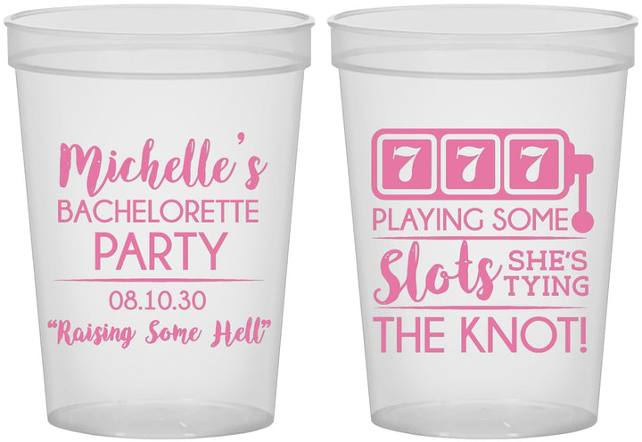 Custom Bachelorette 16 oz Translucent Cups - Las Vegas | 60195