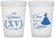 Custom Quinceanera 16 oz Translucent Cups - Once Upon A Quince | 70011