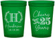 Custom Anniversary 16 oz Translucent Cups - Cheers To 25 Years | 80002