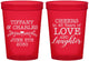 Custom Anniversary 16 oz Translucent Cups - Cheers To 45 Years | 80016