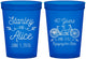 Custom Anniversary 16 oz Translucent Cups - Cheers To 40 Years | 80025