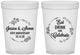Custom Anniversary 16 oz Translucent Cups - 50th Wedding | 80027