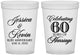 Custom Anniversary 16 oz Translucent Cups - 60 Years Of Marriage | 80039