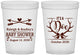 Custom Baby Shower 16 oz Translucent Cups - It’s A Doe Antler | 90001
