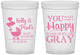 Custom Baby Shower 16 oz Translucent Cups - You Make Me Happy | 90010