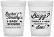 Custom Baby Shower 16 oz Translucent Cups - Mommy To Bee | 90019