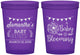 Custom Baby Shower 16 oz Translucent Cups - Blooming | 90020