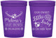 Custom Baby Shower 16 oz Translucent Cups - Little Lady On The Way | 90021