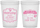 Custom Baby Shower 16 oz Translucent Cups - Little Lady On The Way | 90022